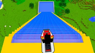 SUPER TOBOÁGUA PARA DESCER DE JET SKI NO MINECRAFT