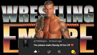 How to make Randy Orton 09 in Wrestling Empire