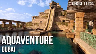Atlantis Aquaventure, Waterpark, The Palm, Dubai - 🇦🇪 United Arab Emirates [4K HDR] Walking Tour