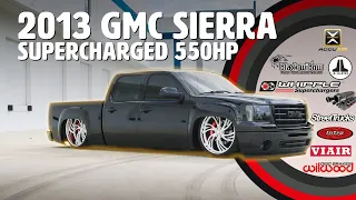 Slammed Supercharged GMC Sierra on 26" Intro Wheels | REVIEW SERIES | [4K]