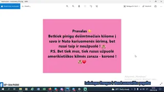 Jumoras. 1 ser. Trumpa jumoristinė laidelė atsipalaidavimui. Jos pabaidoje trumpos pozityvios žinios