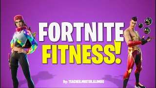 FORTNITE FITNESS and DANCE🕺/ would you rather skins