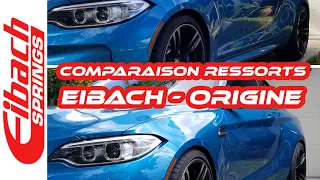 Ressort court Eibach - Comparaison origine VS Eibach