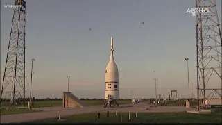 NASA tests Orion abort system during launch at Kennedy Space Center