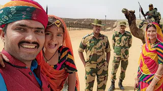 [552] Indo Pak International Border Last border post | Camel Petroling | Tour Vlog | Bikaner Rajasth