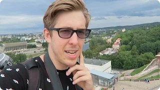 American explores Vilnius Lithuania! | Evan Edinger Travel