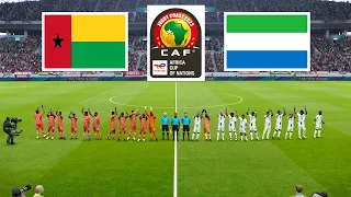 Guinea Bissau vs Sierra Leone ● Africa Cup of Nations Qualifiers 2023 | 11 September 2023 Gameplay