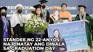 Standee nalang ng 22-anyos na pinatay sa Albay ang dinala ng pamilya sa graduation day