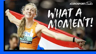 "I Cannot Believe It Yet!" | Femke Bol Takes Home Gold After Super 400m Hurdles Race! | Eurosport