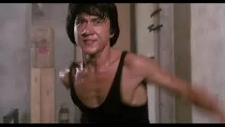 Джеки Чан фильм Мои счастливые звезды 2 (1986 год) бой в начале фильма на фабрике