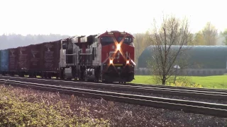 RARE!!!! ......And Back Again. CN 354 (Mixed) @ Matsqui Jct. BC Canada 15APR17 ES44AC 2924 Leading