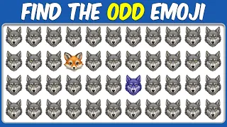 Can You Find The Odd Emoji Out & Letters And Numbers In 15 seconds | Find The Odd Emoji #16