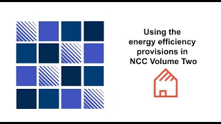 Using the energy efficiency provision in NCC Volume Two