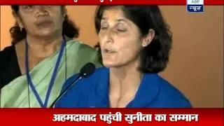 Sunita Williams felicitated in Ahmedabad