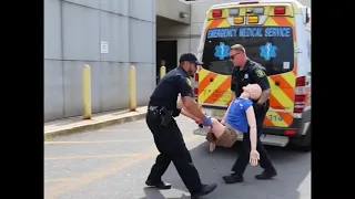 Newark Police Render Aid to a Mock Victim in Simulated Shooting Scenarios