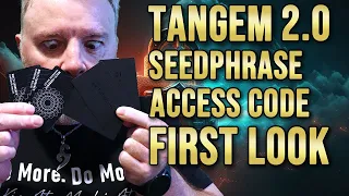 Tangem 2.0 First Look -  Generate or Import Seedphrase. Disable Access Code. Walkthrough