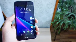 Распаковка Sharp Aquos P1 - Мощный японский смарт за 7500Р!