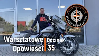 Warsztatowe Opowieści odc. 35 Harley-Davidson CVO 121 cu. in Street Glide Low Rider ST na torze.