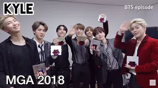 [Озвучка by Kyle] BTS на премии и за кулисами @MGA 2018