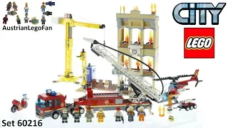 Lego City 60216 Downtown Fire Brigade Speed Build