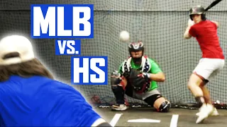 High School Batters Vs MLB Pitcher