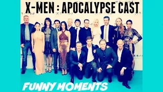 X-Men Apocalypse Cast - Funny Moments Part 1