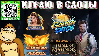 Играю в слоты казино The Wild Wings of Phoenix Rich Wilde and the Tome of Madness Golden Catch