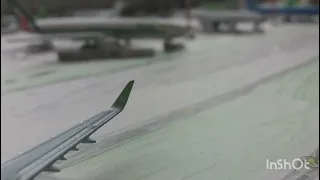 Airbus-321 S7 Airlines посадка в аэропорт Гагарин игрушечный