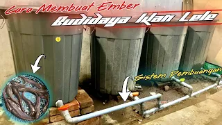 Cara Membuat Ember Budidaya Ikan Lele Dari Awal Sampai Proses Tebar Benih !!!