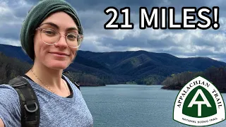 Day 43: Surviving my FIRST 20+ mile day! (AT ThruHike 2024)