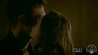 The Originals 5x09 Hope kisses Klaus on the cheek