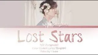 Jungkook 정국   Lost Stars Adam Levine Cover 커버 Eng Lyrics 가사   Made with Clipchamp