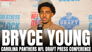 Bryce Young Reacts to Being Drafted By Carolina Panthers & "Too Small" for QB Critics | NFL DRAFT