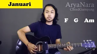 Chord Gampang (Januari - Glenn Fredly) by Arya Nara (Tutorial Gitar) Untuk Pemula