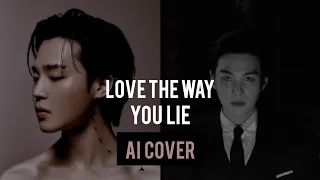Jimin ft Yoongi - Love The Way You Lie (AI Cover)