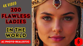 Ask AI to create 200 Flawless Ladies for Each Country