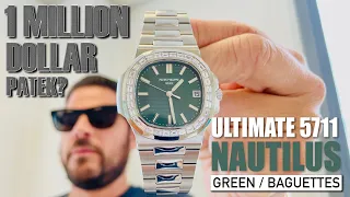 1 Million Dollar Watch?? - Patek Philippe 5711 Green Nautilus w/Baguettes