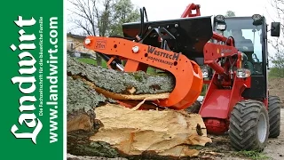 Holz spalten mit dem Westtech Woodcracker L | landwirt.com