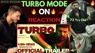 Turbo Malayalam Trailer🔥REACTION🔥| Mammootty Sir | Malyalam Cinema On Fire |