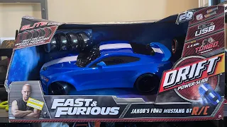 UNBOXING FAST AND FURIOUS RC DRIFT CAR - JAKOB’S FORD MUSTANG GT