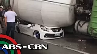 TV Patrol: Tatlong bata, kabilang sa mga nadaganan ng cement mixer