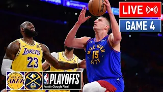 NBA LIVE! LA Lakers vs Denver Nuggets GAME 4 | April 27, 2024 | NBA Playoffs 2024 LIVE