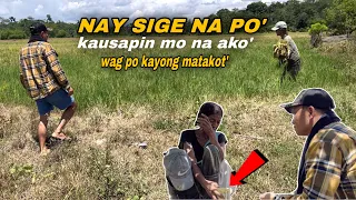 ANG MATANDANG BABAENG NAG GAGAPAS NG PALAY|BUMUHOS ANG AMING MGA LUHA