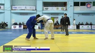 60 kg Мурадов Б Цветков Н 09 11 2018 Т4 Первенство России среди юношей и девушек до 18 лет, ТЮМЕНЬ