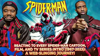 Reacting to Every Spider-Man Cartoon, Film, and TV Series Intro (1967-2023) A Web-Slinging Journey!