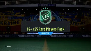 82+ x25 Rare Players Pack | Fifa 22