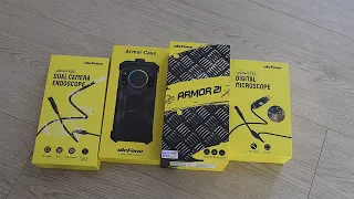 Ulefone Armor 21 - защищенный смартфон плюс эндоскоп и микроскоп