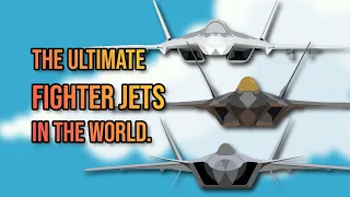 These are the Ultimate Fighter Jets in the World (China’s J-20 vs Russian Su-57 vs American F-22)