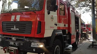 м. Дніпро: ліквідована пожежа в офісній будівлі