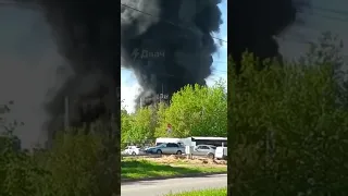 В Подмосковье горит ЦАГИ